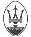 Logotyp för Maserati
