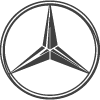 Logotyp för Mercedes-Benz